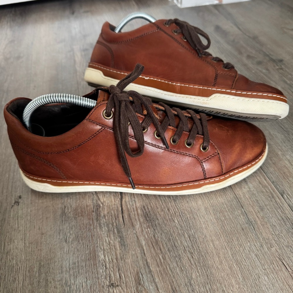 Allen Edmonds Porter City Casual Derby Mens 8 D Brown Leather Sneakers